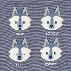 تي شيرت أزرق للأطفال الصغار...